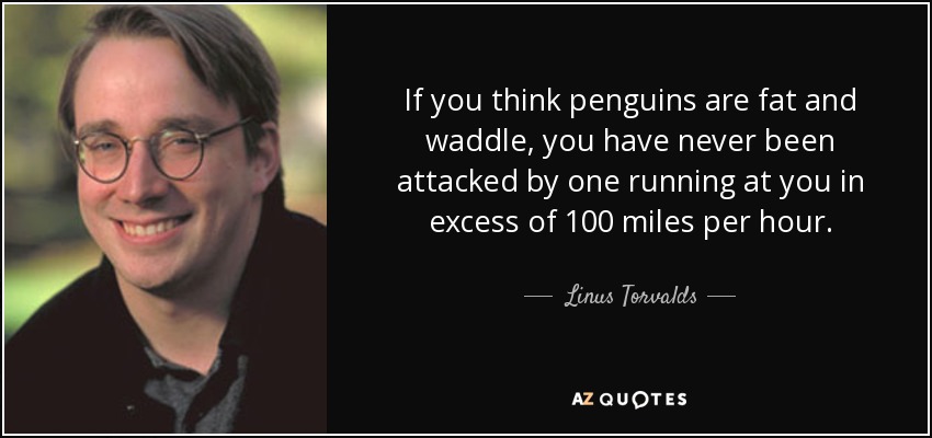 Linus Penguin Quote